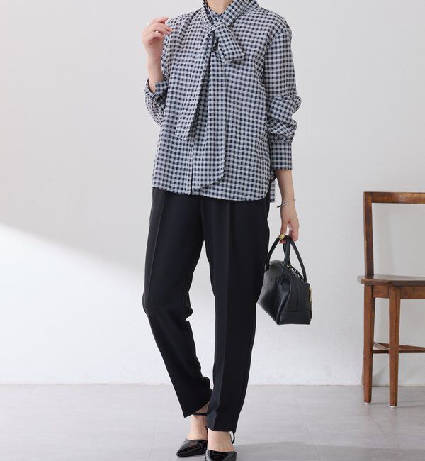  「ジャージスリムテーパードパンツ」|チノ|