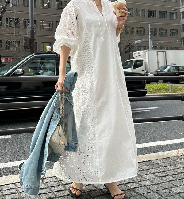  「【ベストセラーアイテム】レース2WAYワンピース」|ワンピース|