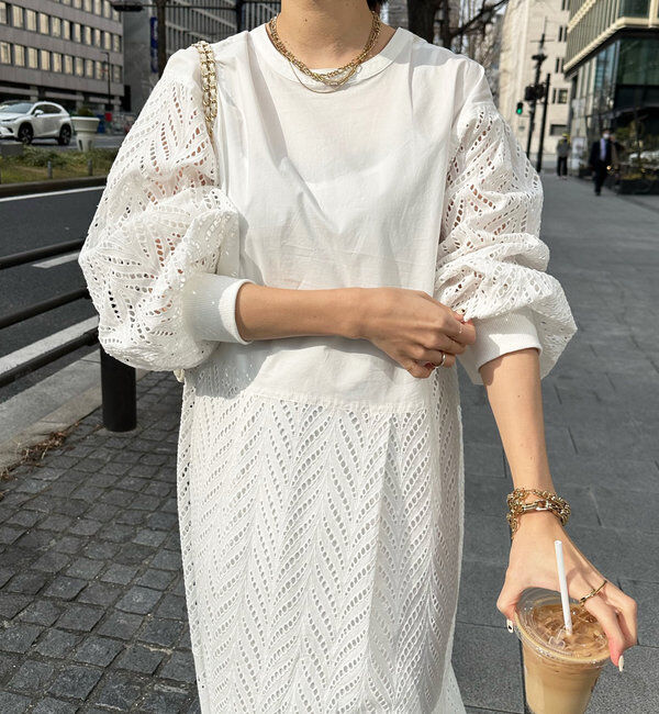  「【ベストセラーアイテム】レース2WAYワンピース」|ワンピース|