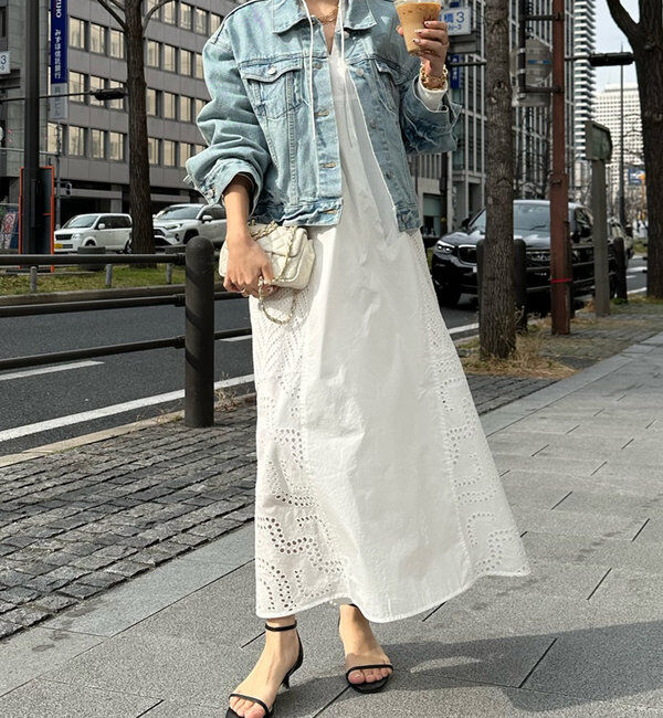  「【ベストセラーアイテム】レース2WAYワンピース」|ワンピース|