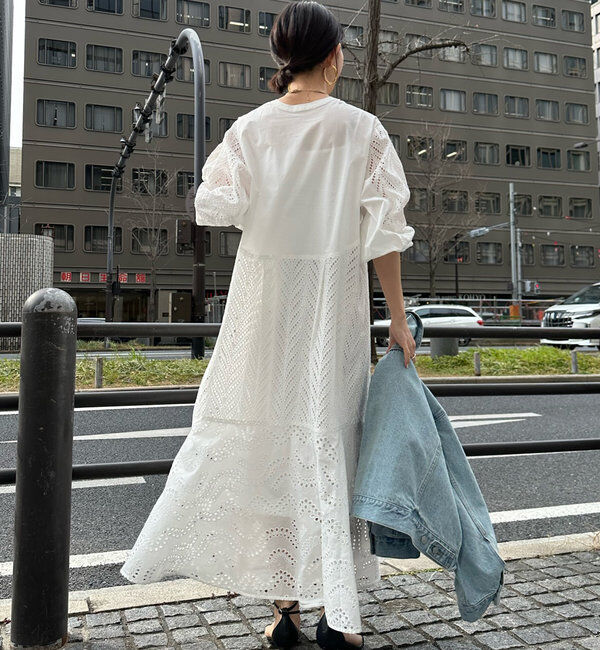  「【ベストセラーアイテム】レース2WAYワンピース」|ワンピース|