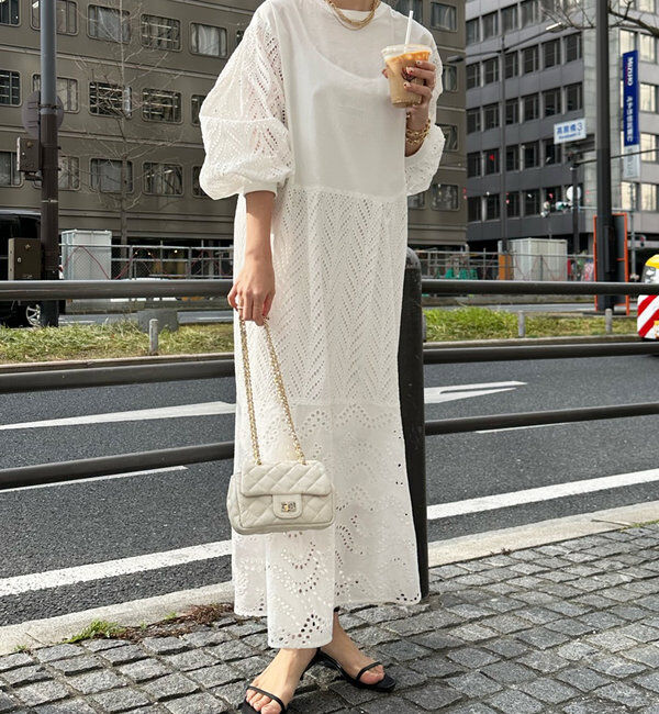  「【ベストセラーアイテム】レース2WAYワンピース」|ワンピース|