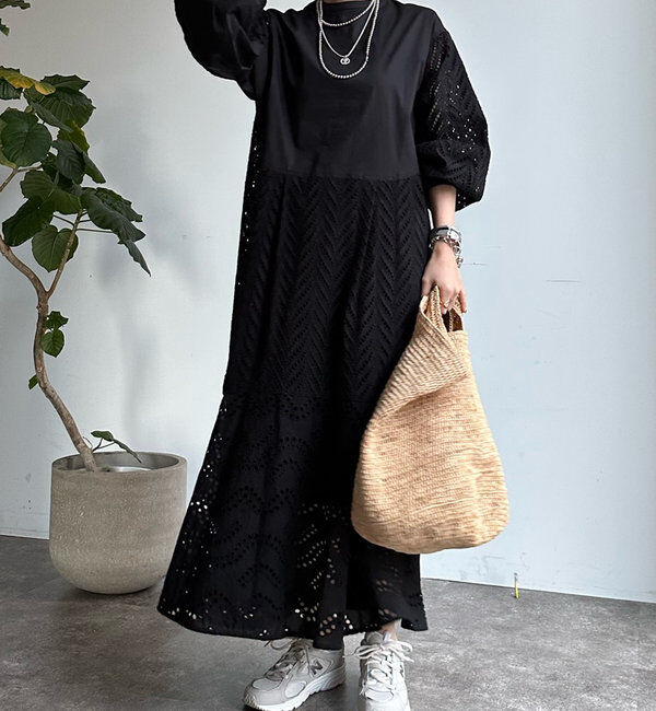  「【ベストセラーアイテム】レース2WAYワンピース」|ワンピース|