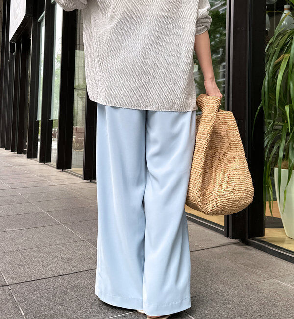  「【累計販売数3万枚突破/22色４サイズ展開！】タックワイドパンツ」|チノ|