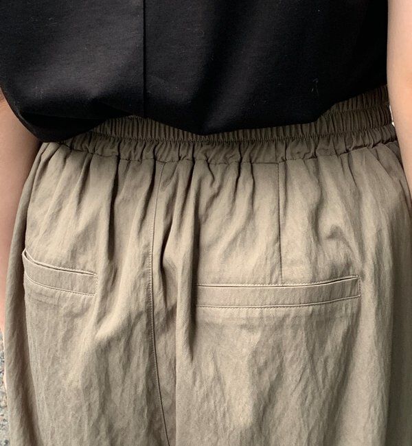  「シャンブレータックワイドパンツ」|チノ|