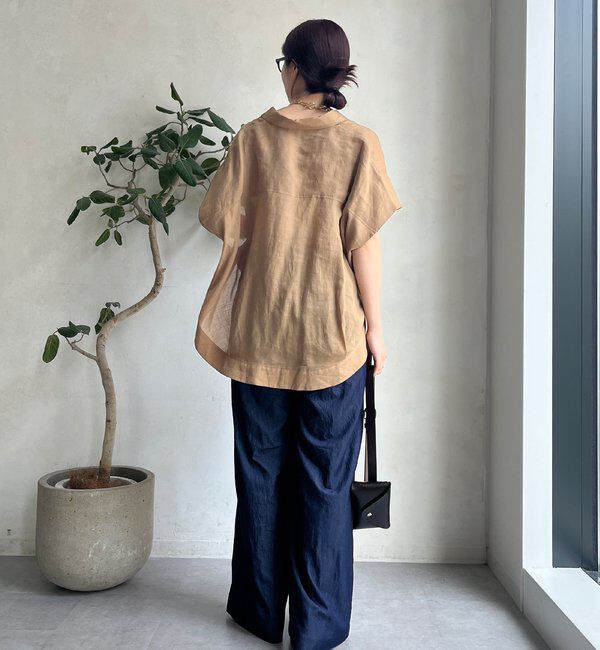  「シャンブレータックワイドパンツ」|チノ|