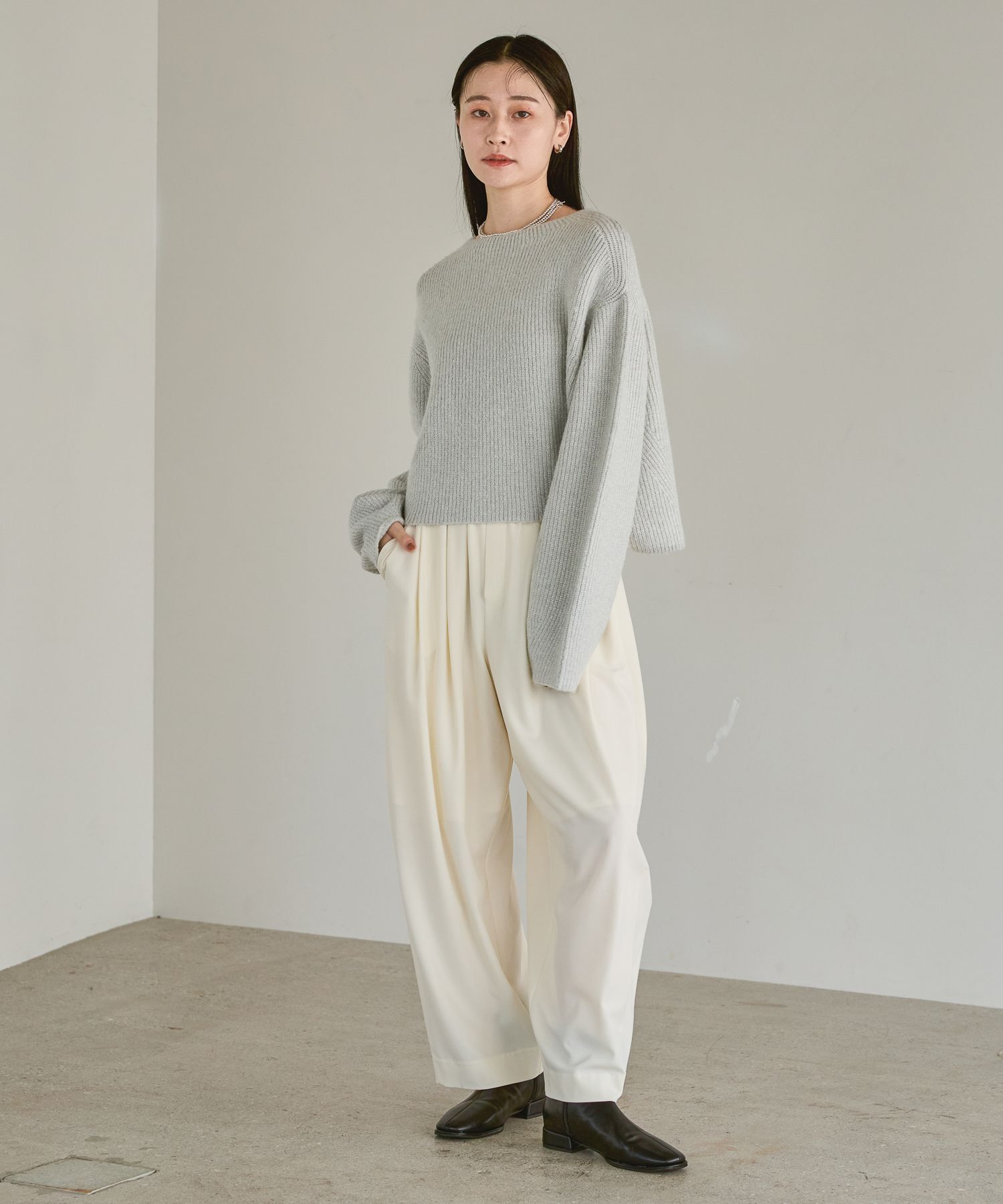 A part by 「スラックスコクーンボリュームパンツ」|スラックス|