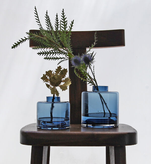 collex「【Hubsch/ヒュプシュ】グラスベースウェイトシェイプ ラージ」|フラワーベース|