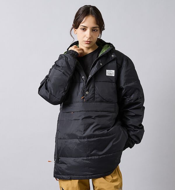 ABAHOUSE「【POLER/ポーラー】STAY PUFFED DOWN ANORAK//ダウン」|パーカー|ブラック