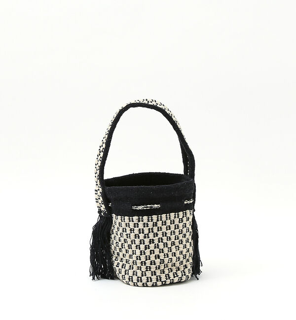 Rouge vif「【Swaraj】ジャガードバケツ型バッグ」|ハンドバッグ|