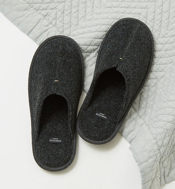 Rouge vif「【room's easyWASH /ルームズ イージーウォッシュ】スリッパ /」|本・CD・DVD|ブラック