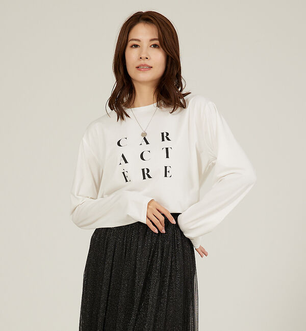 abahouse mavie「【定番/長袖】ロゴロンT」|Tシャツ・カットソー|