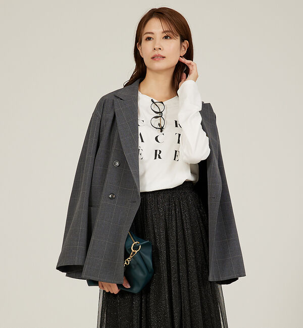 abahouse mavie「【定番/長袖】ロゴロンT」|Tシャツ・カットソー|