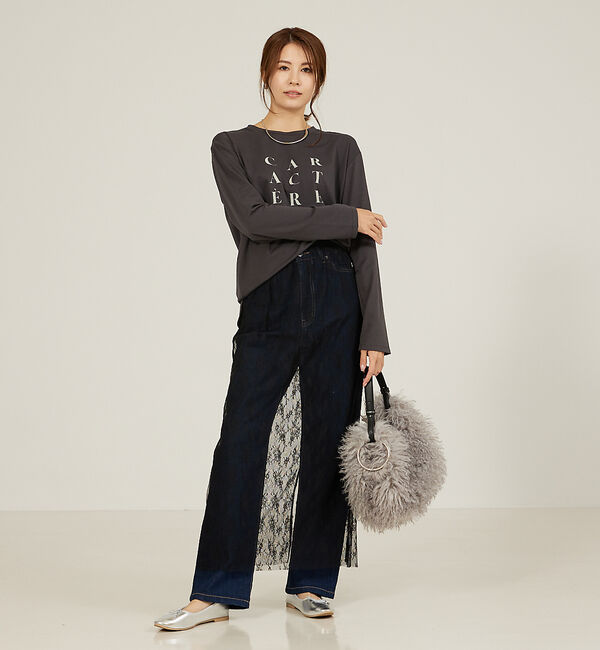 abahouse mavie「【定番/長袖】ロゴロンT」|Tシャツ・カットソー|