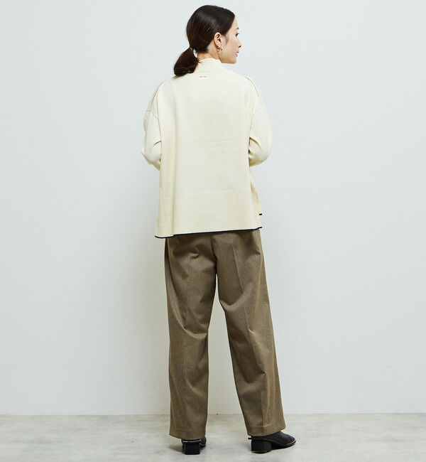 Soffitto「【定番】ライン入りハイネックニット」|ニット・セーター|