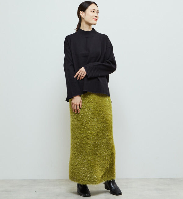 Soffitto「【定番】ライン入りハイネックニット」|ニット・セーター|