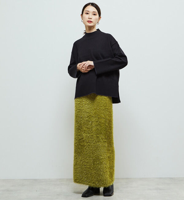 Soffitto「【定番】ライン入りハイネックニット」|ニット・セーター|