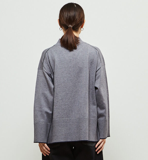 Soffitto「【定番】ライン入りハイネックニット」|ニット・セーター|