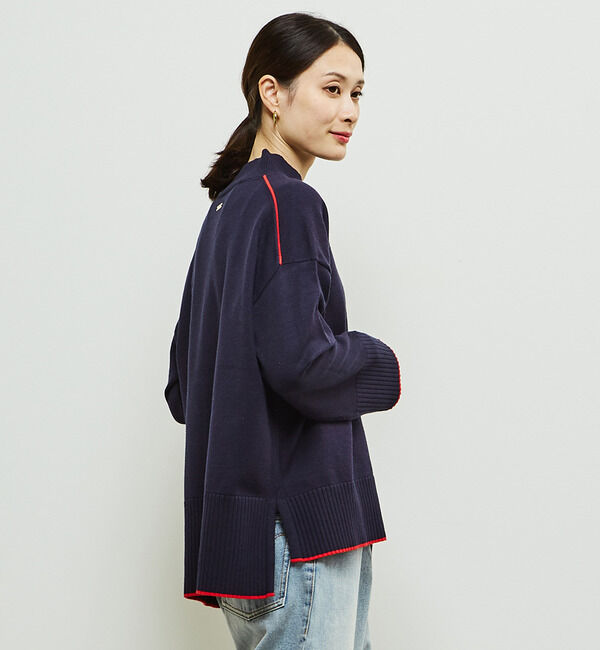 Soffitto「【定番】ライン入りハイネックニット」|ニット・セーター|