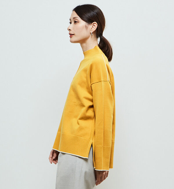 Soffitto「【定番】ライン入りハイネックニット」|ニット・セーター|