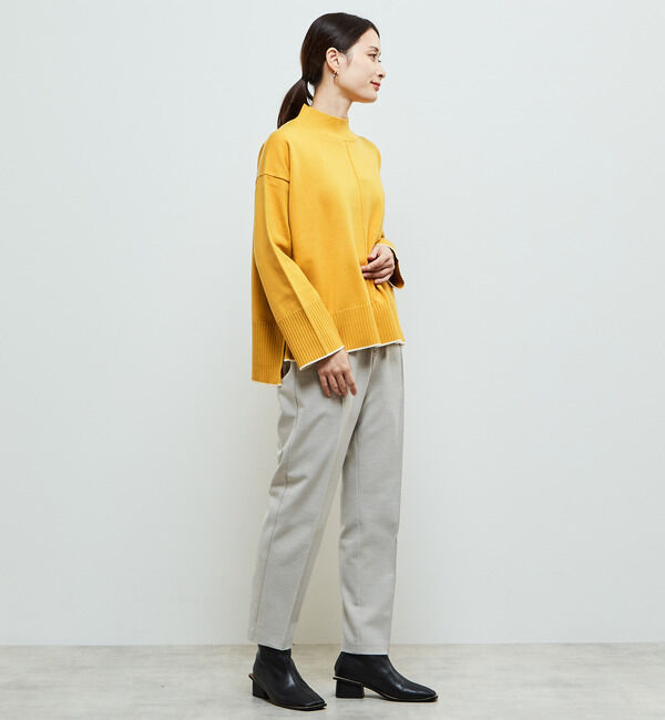 Soffitto「【定番】ライン入りハイネックニット」|ニット・セーター|