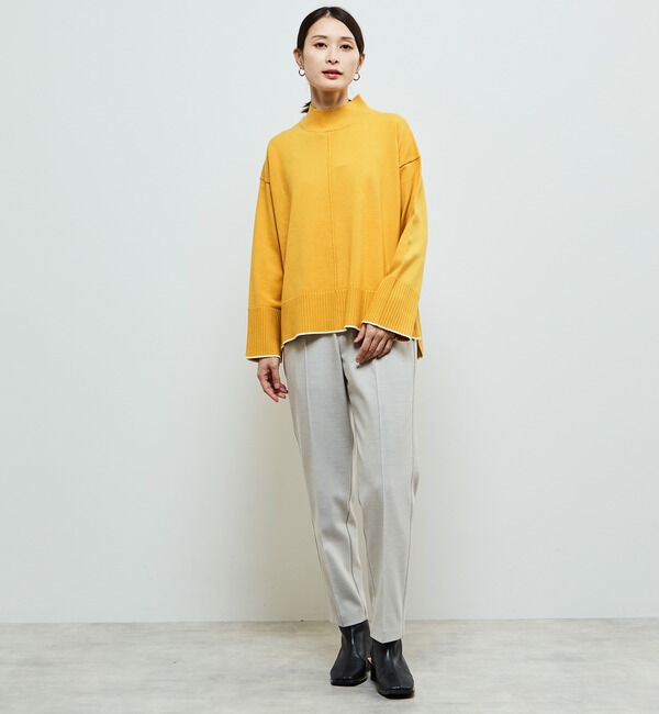 Soffitto「【定番】ライン入りハイネックニット」|ニット・セーター|