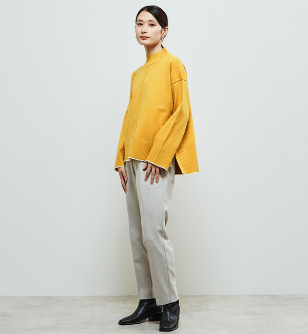 Soffitto「【定番】ライン入りハイネックニット」|ニット・セーター|