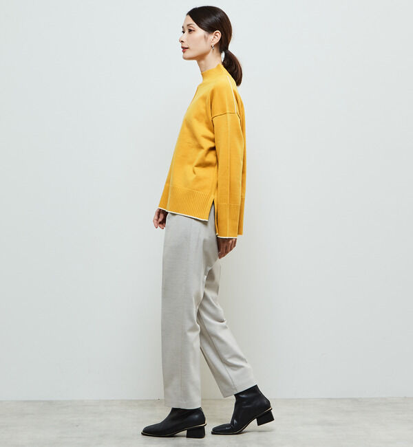 Soffitto「【定番】ライン入りハイネックニット」|ニット・セーター|