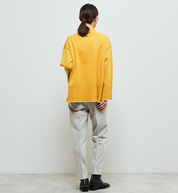 Soffitto「【定番】ライン入りハイネックニット」|ニット・セーター|