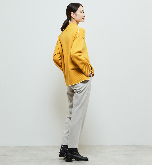 Soffitto「【定番】ライン入りハイネックニット」|ニット・セーター|