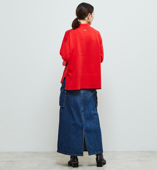 Soffitto「【定番】ライン入りハイネックニット」|ニット・セーター|