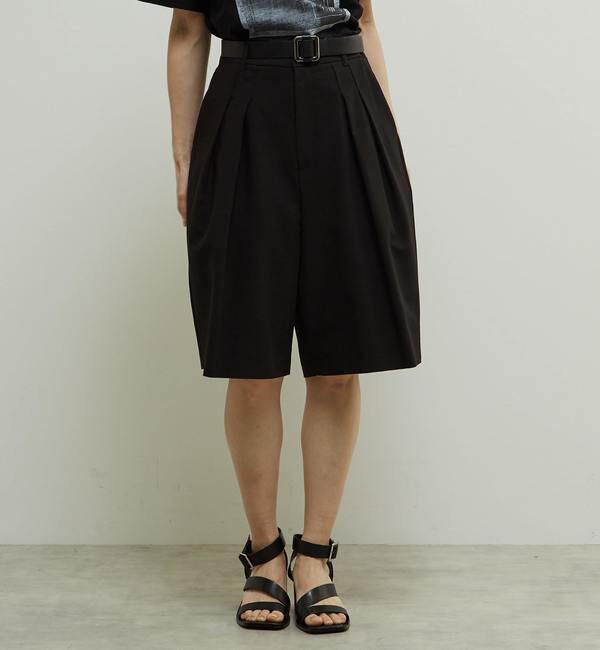 Soffitto「多機能ストレッチ素材麻混ショート丈パンツ」|その他|