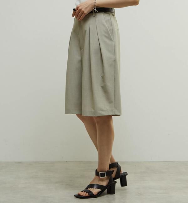 Soffitto「多機能ストレッチ素材麻混ショート丈パンツ」|その他|