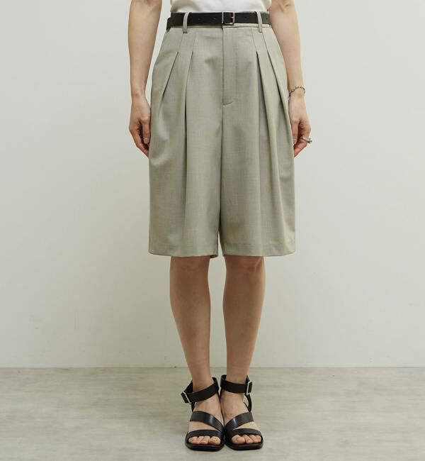 Soffitto「多機能ストレッチ素材麻混ショート丈パンツ」|その他|