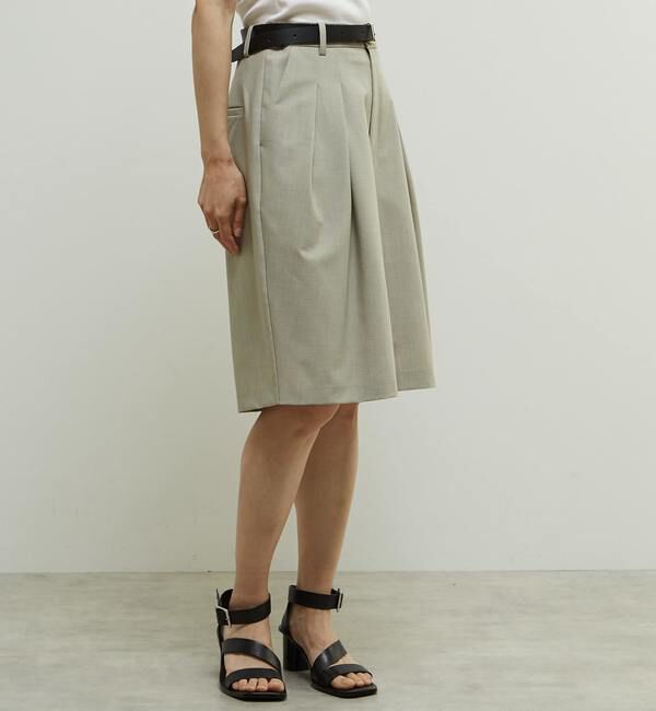 Soffitto「多機能ストレッチ素材麻混ショート丈パンツ」|その他|