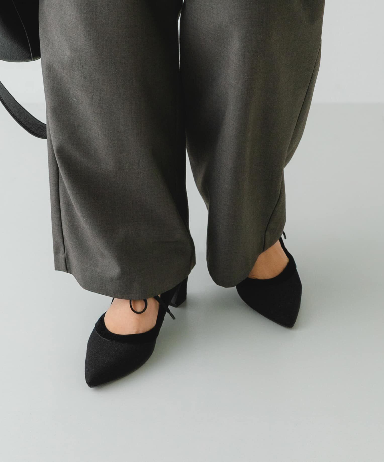 RODE SKO「『MADE IN JAPAN』チャンキーヒールリボンパンプス」|パンプス|