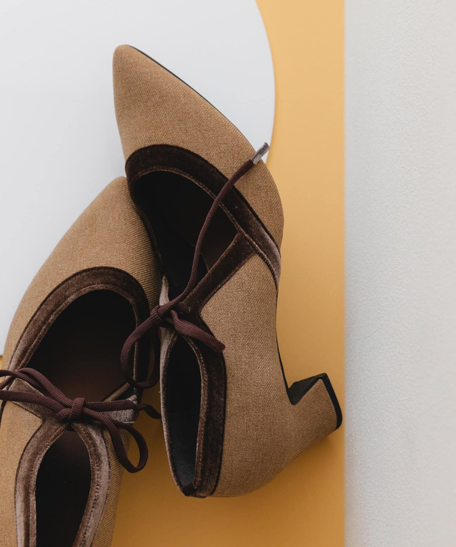 RODE SKO「『MADE IN JAPAN』チャンキーヒールリボンパンプス」|パンプス|