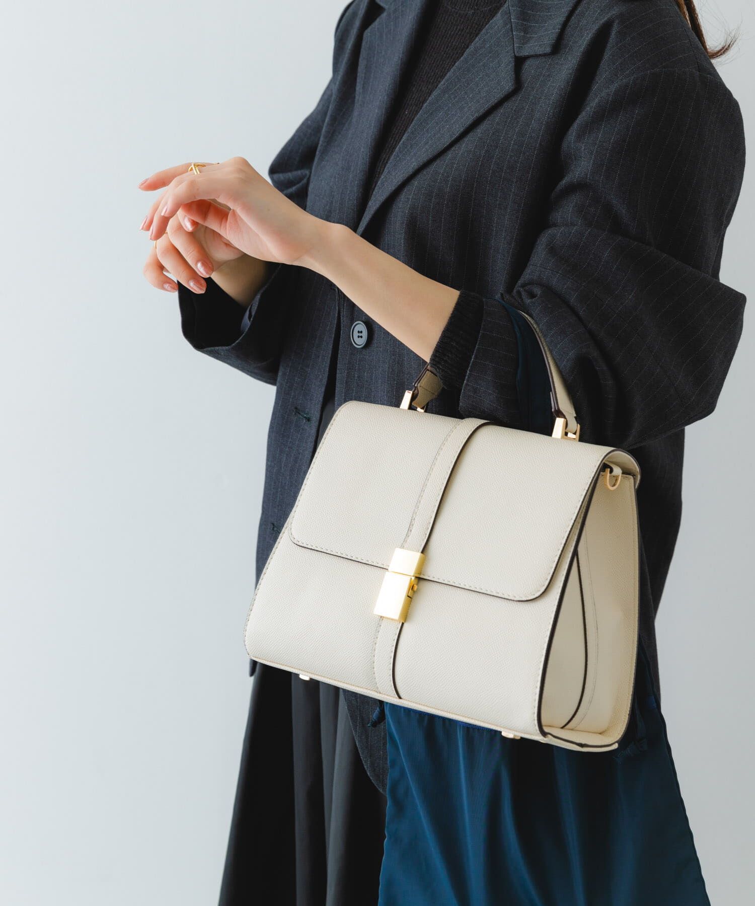 RODE SKO「サブバッグ付フラップハンドバッグ」|ハンドバッグ|