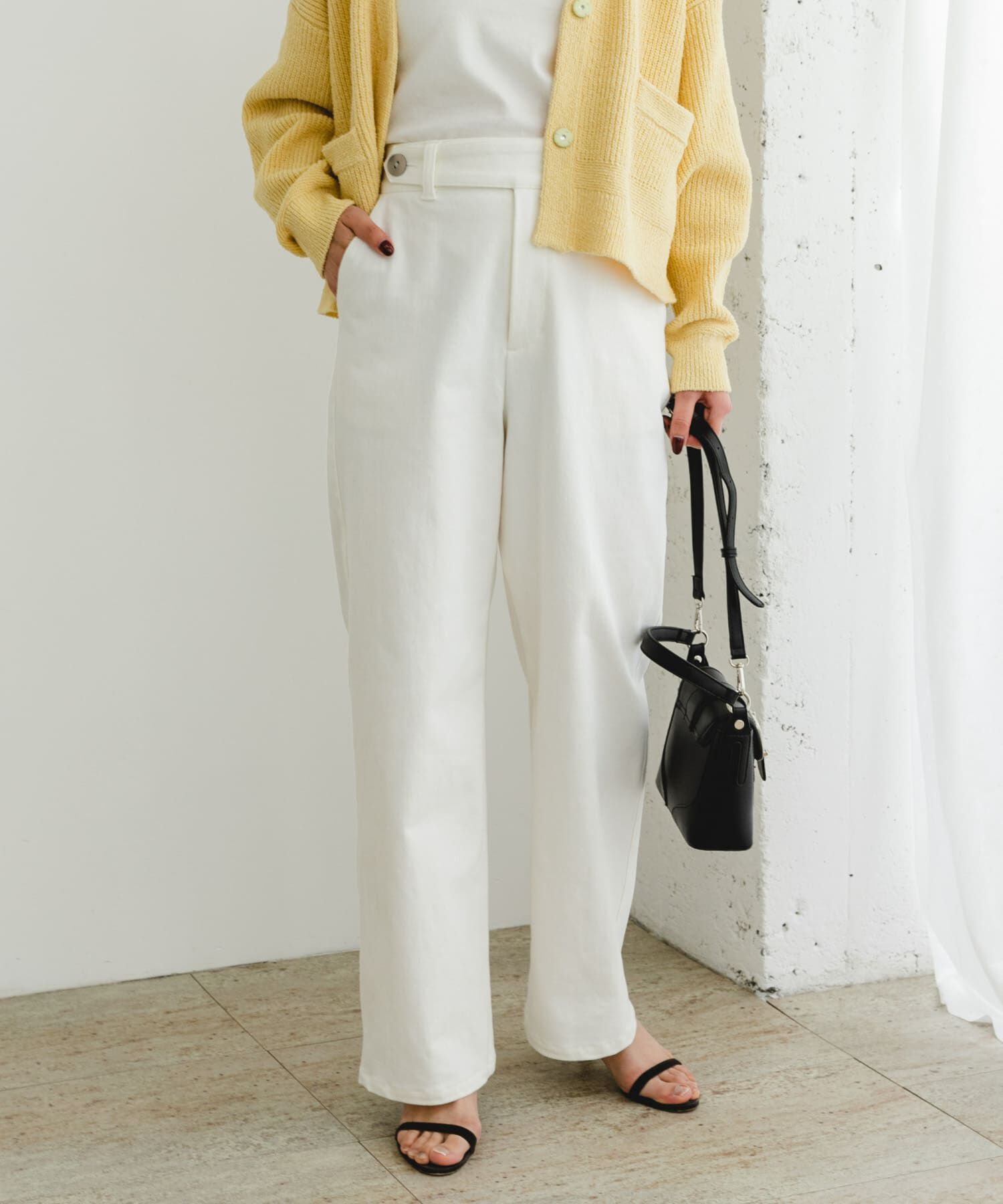 URBAN RESEARCH ROSSO「『MADE IN JAPAN』F by ROSSO　モンスターストレッチワイドストレートデニム」|デニム|