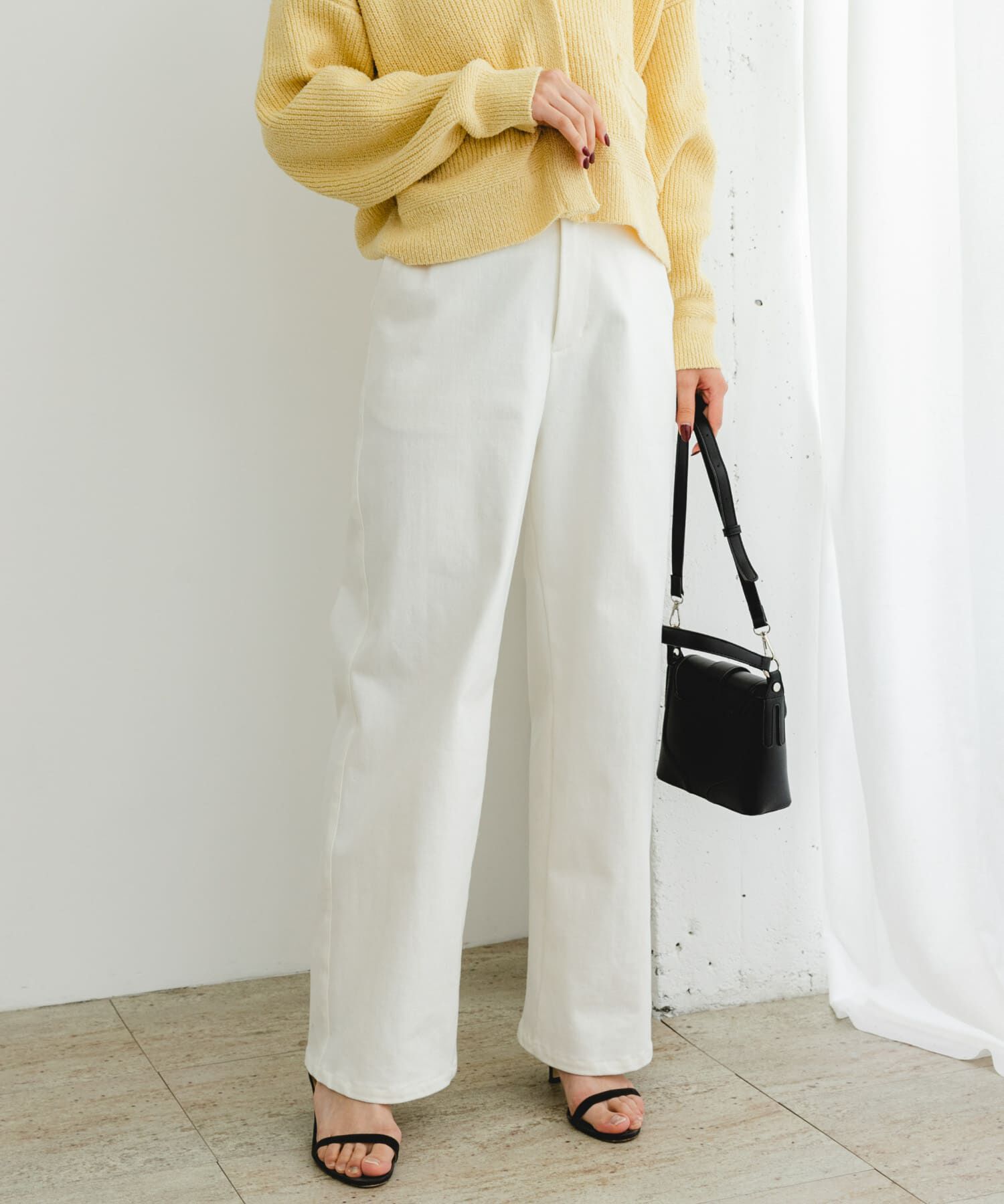 URBAN RESEARCH ROSSO「『MADE IN JAPAN』F by ROSSO　モンスターストレッチワイドストレートデニム」|デニム|