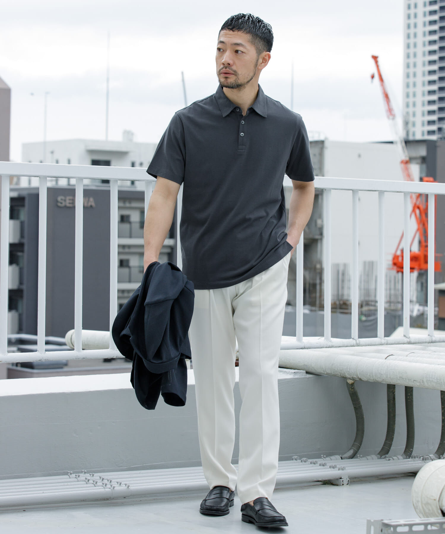 URBAN RESEARCH ROSSO「『WEB限定』『XLサイズあり』吸湿速乾ポロシャツ」|ポロシャツ|