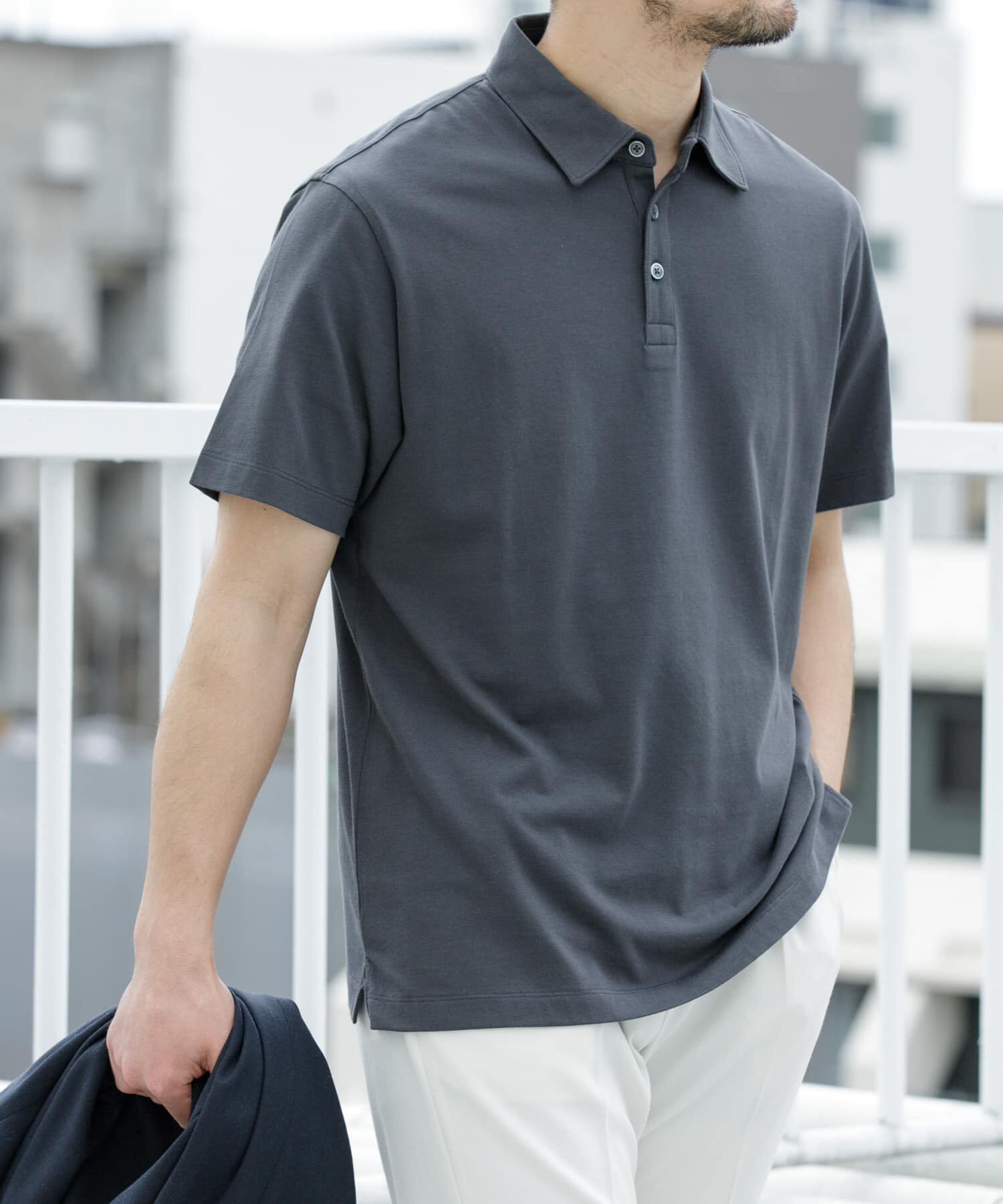 URBAN RESEARCH ROSSO「『WEB限定』『XLサイズあり』吸湿速乾ポロシャツ」|ポロシャツ|