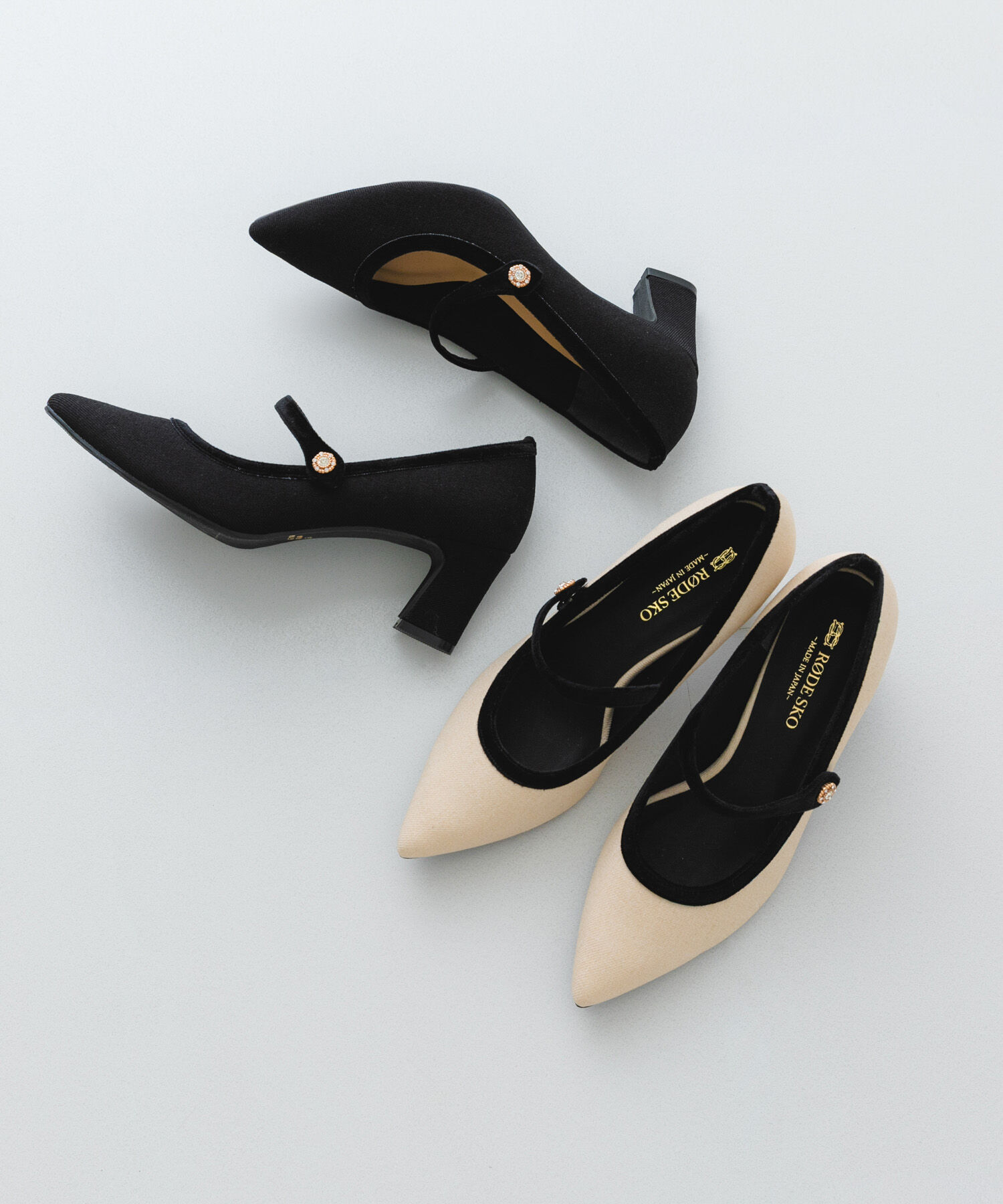 RODE SKO「『MADE IN JAPAN』　チャンキーヒールメリージェーンパンプス」|パンプス|