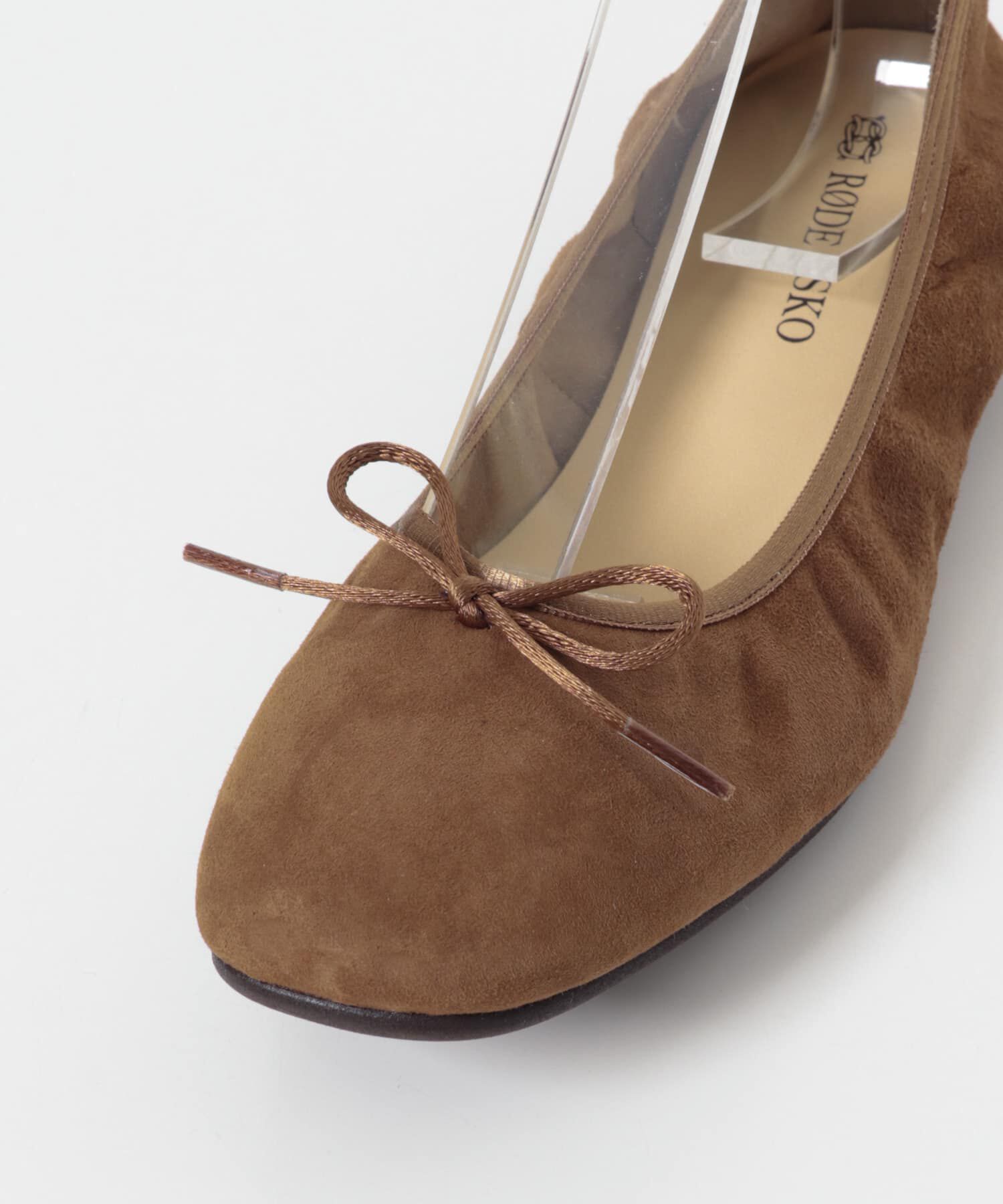 RODE SKO「『リアルレザー』シープスキンバレエシューズ」|バレエシューズ|