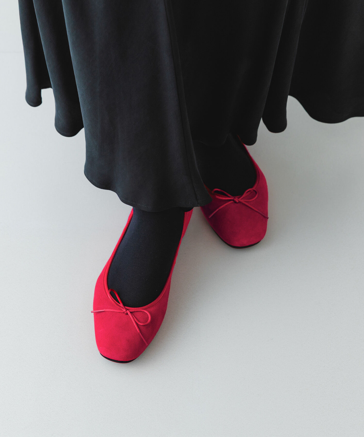 RODE SKO「『リアルレザー』シープスキンバレエシューズ」|バレエシューズ|