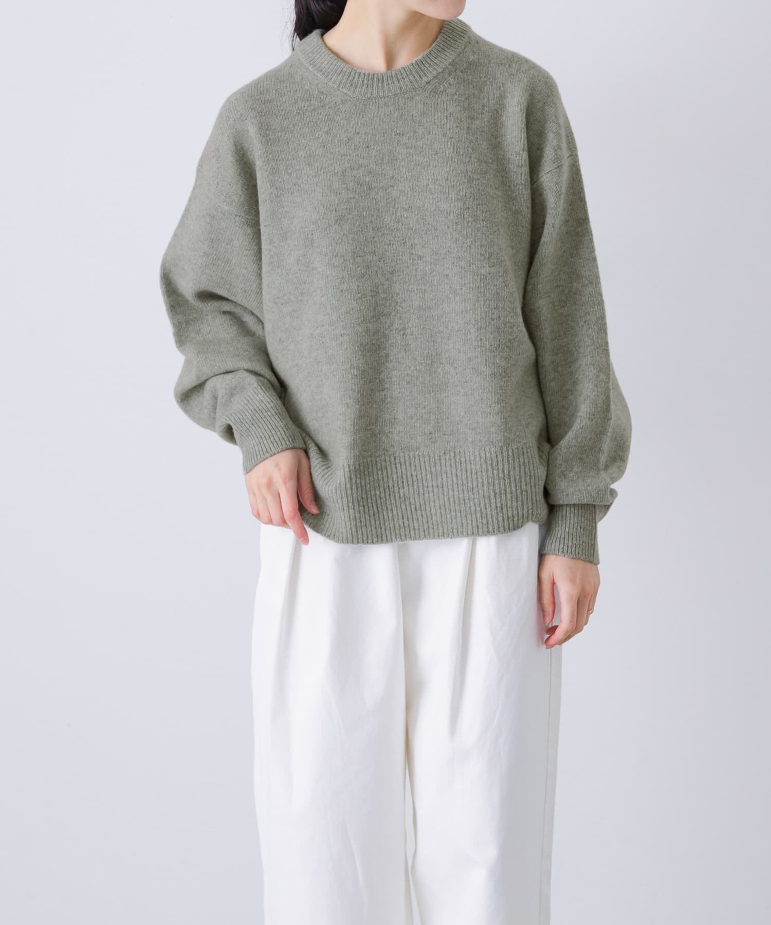 かぐれ ハミルトンクルーネックニット かぐれ ニット セーター ハミルトンクルーネックニット レディース