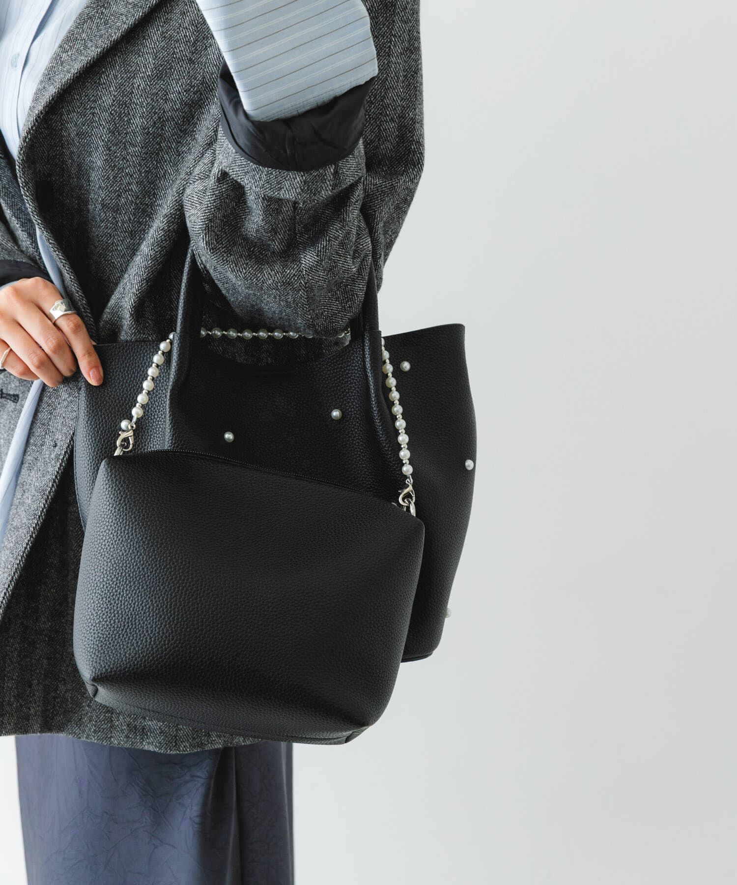 RODE SKO「インバッグ付パールバッグ」|ハンドバッグ|