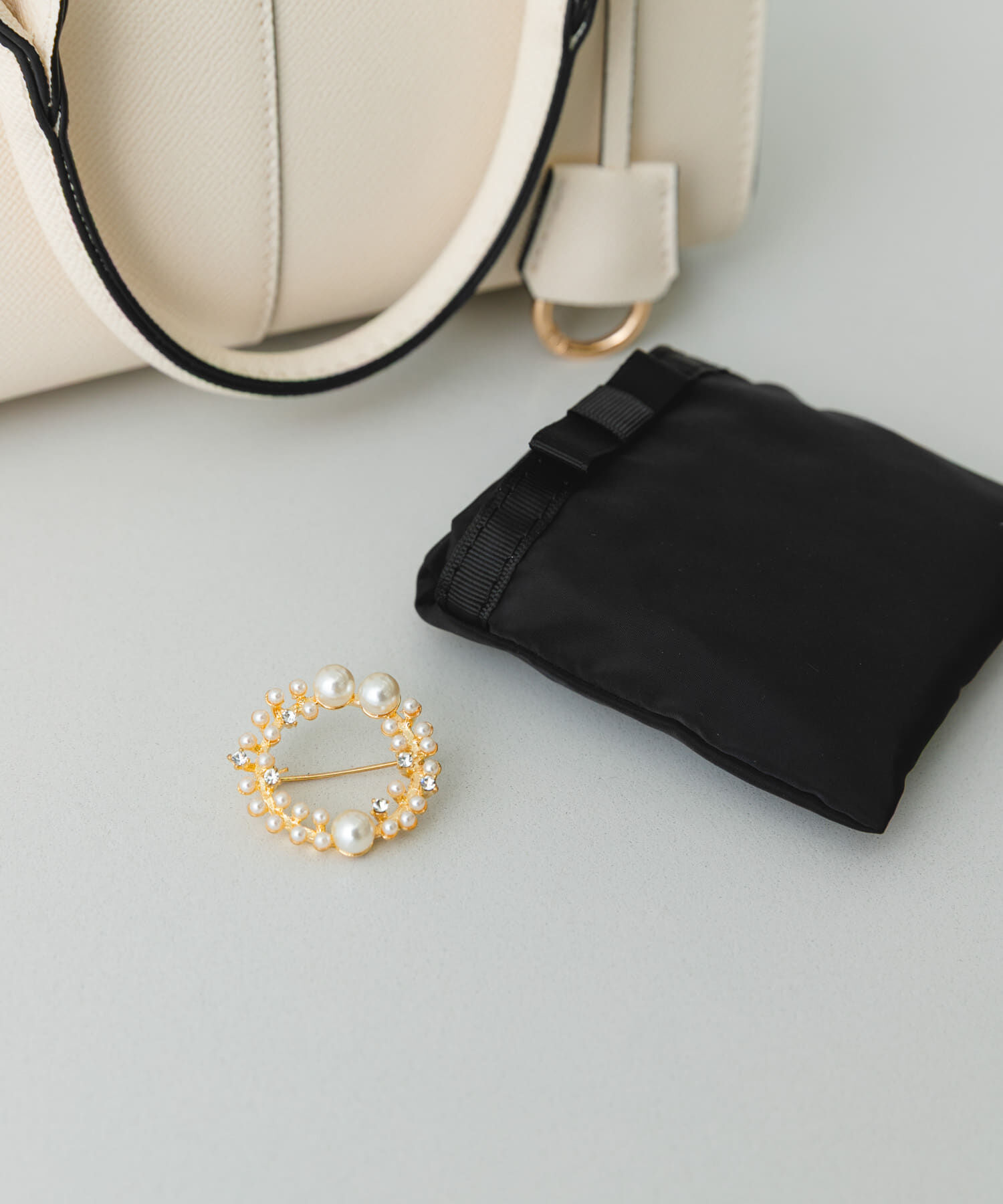 RODE SKO「3セットチャームスクエアバッグ」|ハンドバッグ|