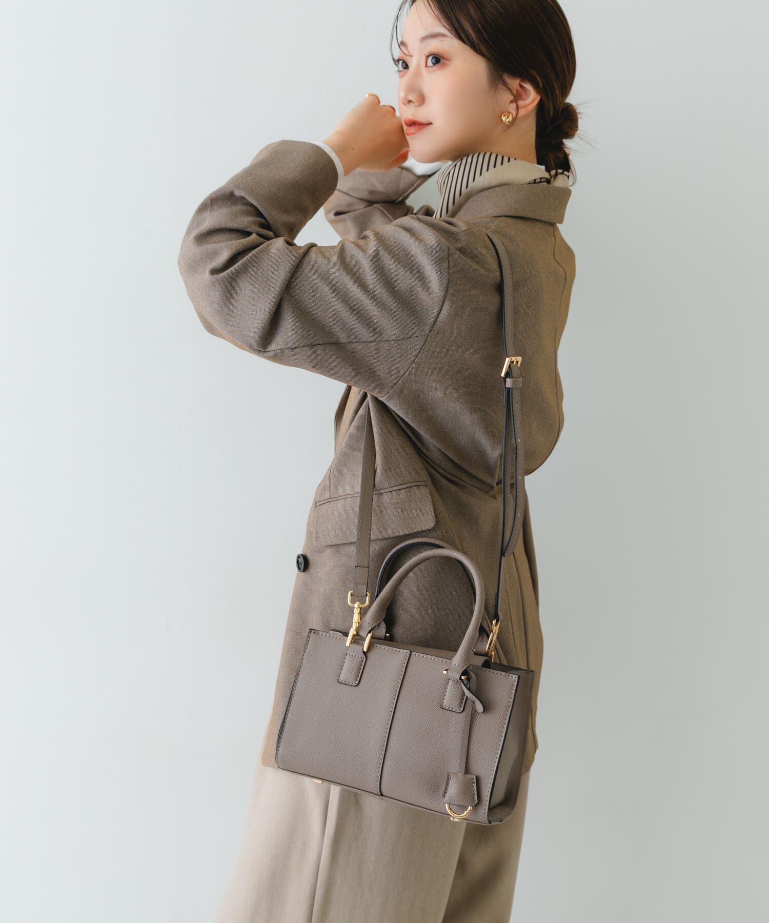 RODE SKO「3セットチャームスクエアバッグ」|ハンドバッグ|