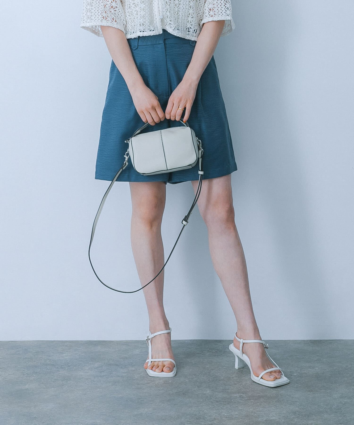 SENSE OF PLACE by URBAN RESEARCH「ウエストデザインハーフパンツ」|その他|ネイビー